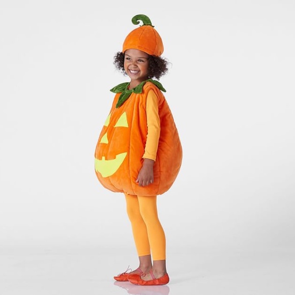Glow-in-the-Dark Pumpkin Halloween Costume - Pottery Barn Kids - Picture 2 of 7